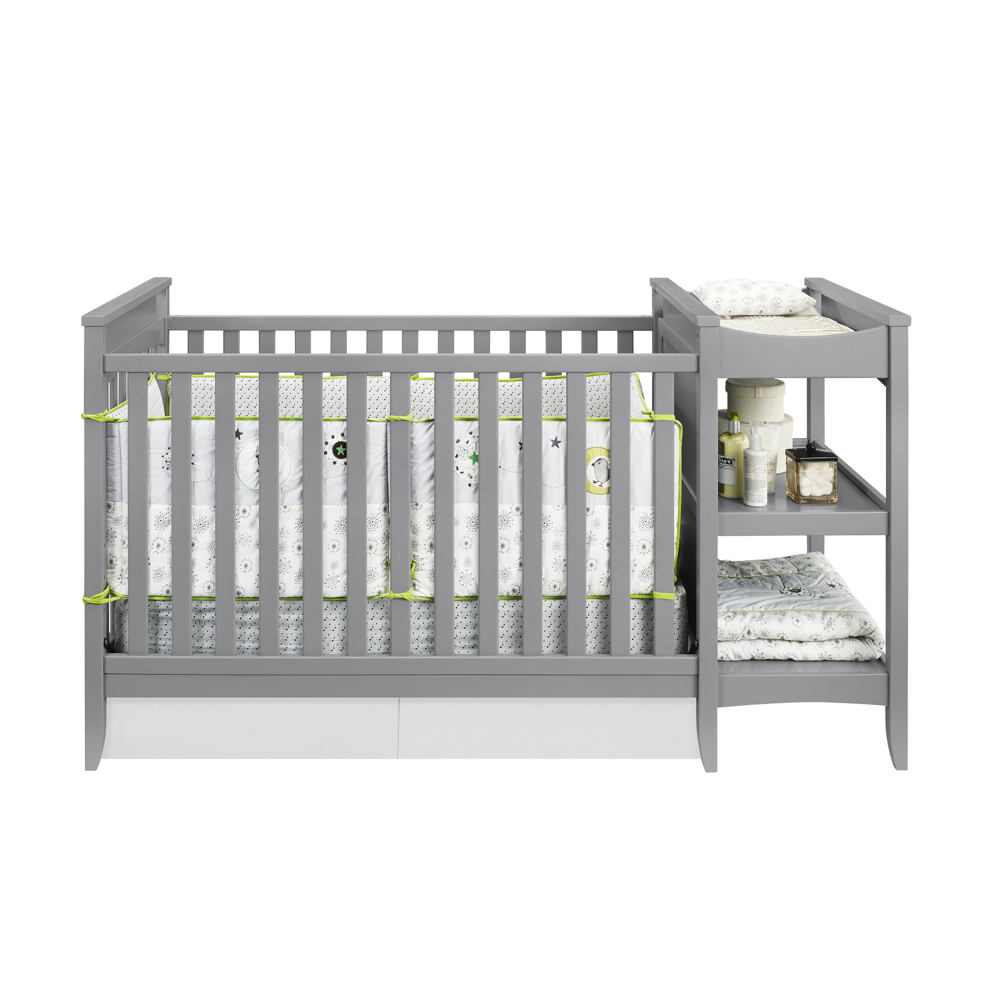 Baby Relax Emma 2in1 Convertible Crib with Changing Table & Reviews